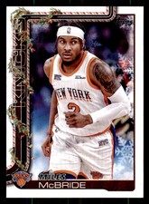 2025-26 Topps Holiday #H15 Miles McBride New York Knicks