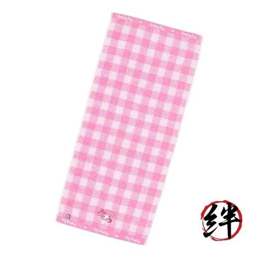 My Melody Gingham Imabari Hand Towel - Thumbnail 3