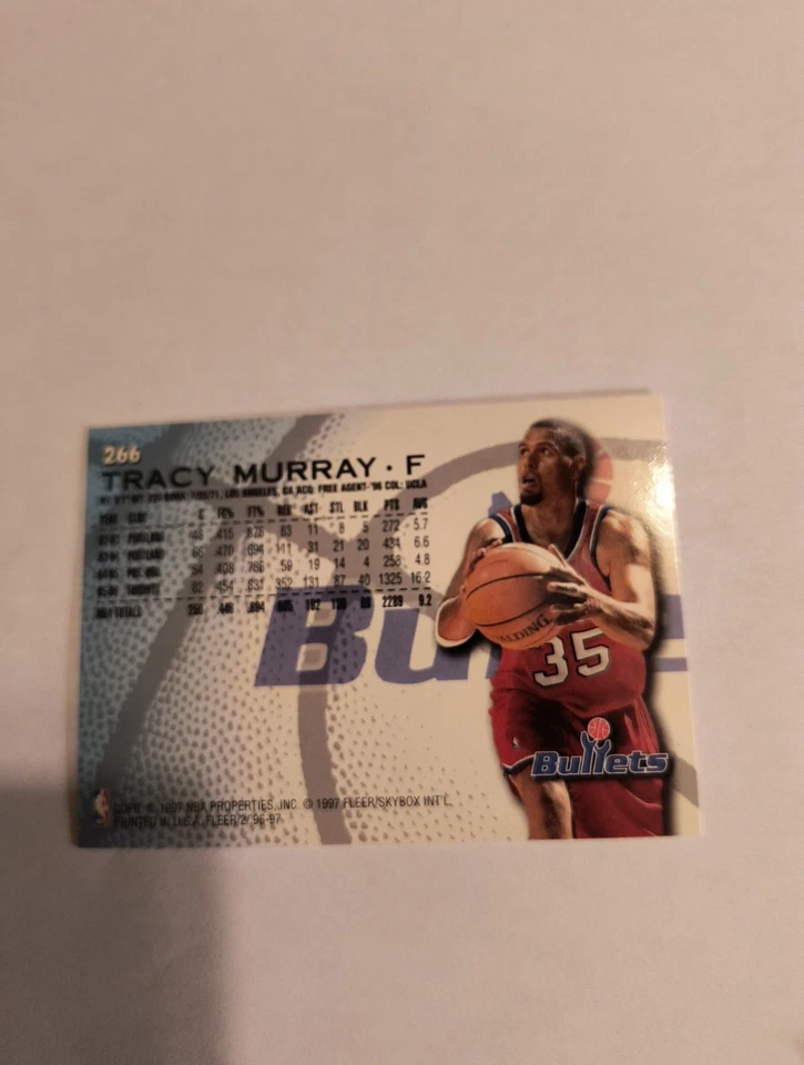 TRACY MURRAY 1997-98 FLEER #266 FREE SHIPPING - Image 2 of 2