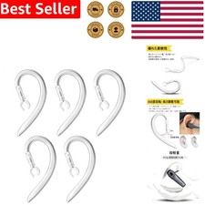 Adjustable Silicone Ear Hooks 5Pcs Bluetooth Headphone Anti-Drop Sports Clamp