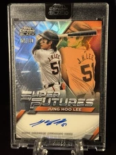 2025 Topps Chrome Black Jung Hoo Lee Encased Auto /99 Super Futures 🔥