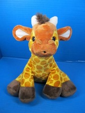 Melissa  Doug 11" Baby Giraffe with Diaper Plush Stuffed Animal Jungle Sitting
