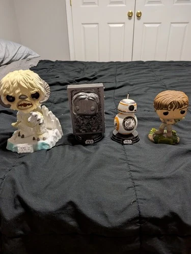 Funko Star Wars Pop! Bobblehead Vinyl Figures Lot Wampa Han Solo BB-8 Luke Yoda