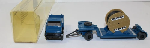 sw3536, RAR WIKING Siemens Werbemodell Unimog U 1700 & Anhänger OVP Neuwertig