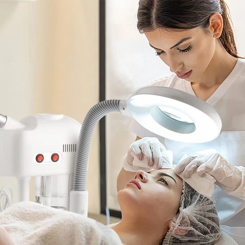 2in1Facial Steamer and 3 X Magnifying Lamp Beauty Spa Skin Care White - Picture 11 of 12