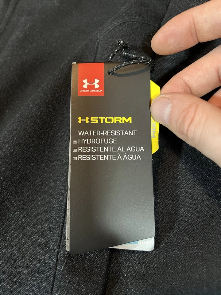 Abrigo Under Armour Storm Nuevo con Etiquetas Wool Town Cold Gear Negro Talla Mediana M 1297879 Foto 2 de 4