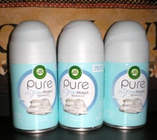 (3) AIRWICK Automatic Spray Can Refills FRESH LINEN 24/7 ODOR PROTECT