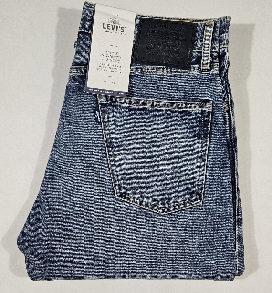 LEVI’S Made&Crafted 551z Levis LEVI'S MADE & CRAFTED 551 Z STRAIGHT JEANS Blue | BSTN