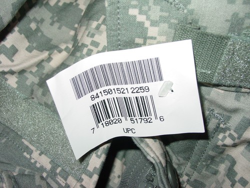 NEW US ARMY Coat Field Cold Weather Universal Pattern ACU Digital LARGE SHORT - Picture 5 of 7