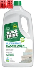 Quick Shine Multi-Surface Floor Finish, 64 fl oz, Unscented Household Floor Clea