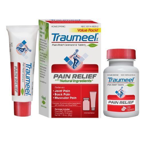 Heel BHI Traumeel, Combo Pack, Pain Relief Tablets and Ointment for