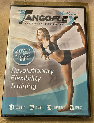 The TangoFlex Method 2 DVD Disc Set Flexibility Training Workout Stretch Fitness