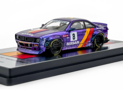 Inno 1:64 Scale Purple SILVIA S14 Boss Rocket Bunny Sports Diecast
