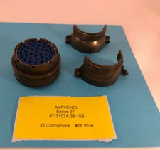 Amphenol Series 97 97-3107A-36-15S 35 Connectors #16 Wire - Fast Ship