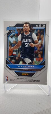 2020-21 Prizm Rookie Signatures Auto- Cole Anthony Orlando Magic