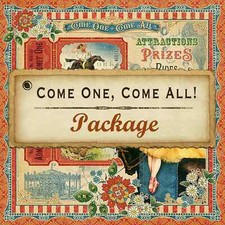GRAPHIC 45 COME ONE COME ALL COMPLETE BUNDLE CIRCUS RETIRED SHIPS FREE