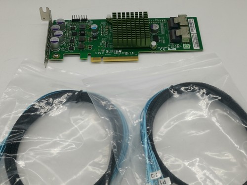 SuperMicro 9207-8I PCI-E 3.0 8 Ports IT Mode PCIe 6Gb/s + 2* SFF8087 SATA Cable - Picture 3 of 8