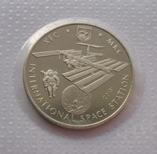 KASACHSTAN  50 TENGE - "SPACE STATION MKC " - 2013, NOPPENFOLIE (OVP), 2000 Ex.