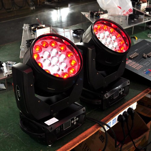 Luz principal móvil LED 19X15W RGBW 4EN1 color escenario DMX 24/16 CH para discoteca club - Imagen 9 de 38