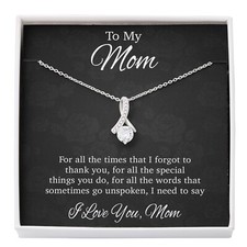 To My Mom Necklace, Mama, Gift From Son For Birthday, Mother Day Gift