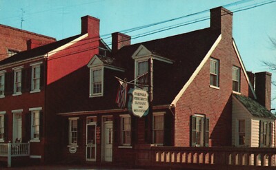 Postcard MD Frederick Maryland Barbara Fritchie House Chrome Vintage PC a1168