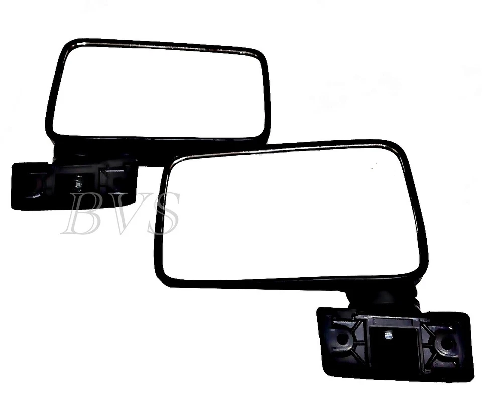 Side Mirror Black For Mitsubishi L200 Mighty Max Dodge Ram 50 Pickup 1978-1986 - Imagem 3 de 4