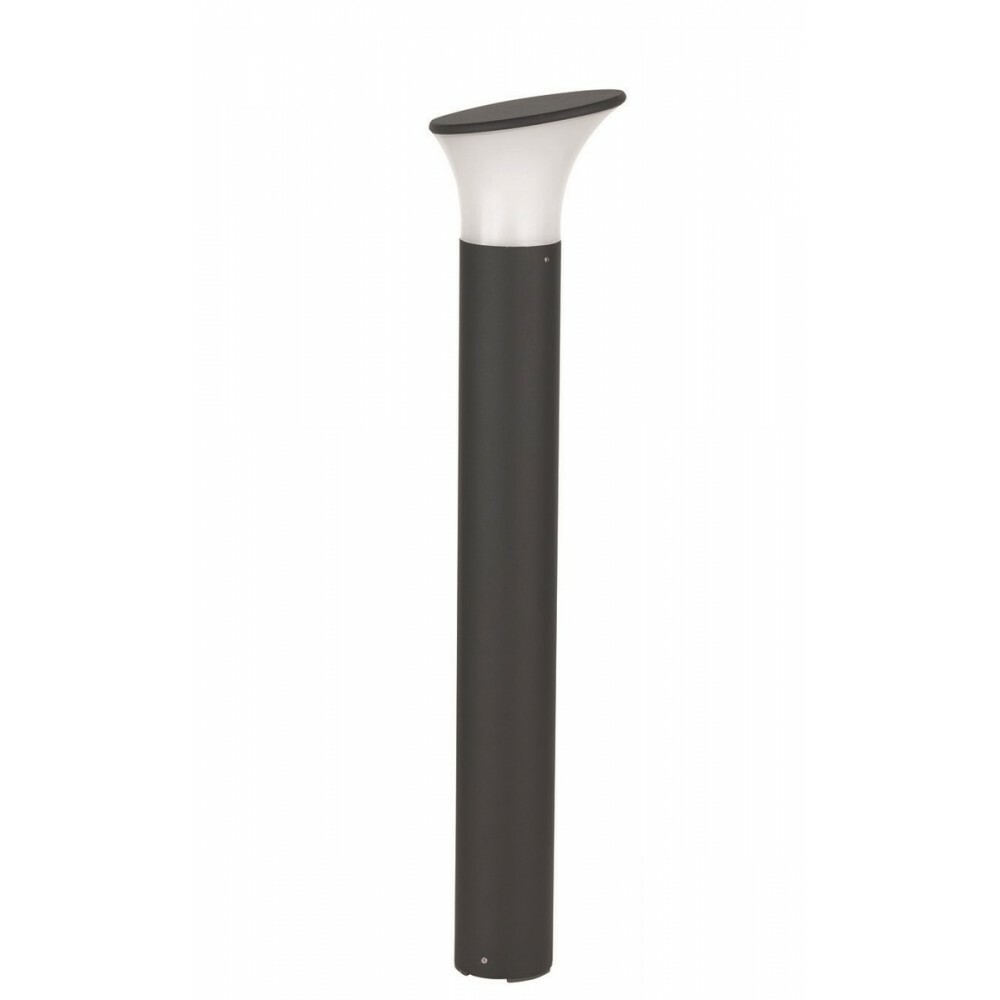 Lampioncino da Esterno Alluminio e Policarbonato - Paletto Nero E27