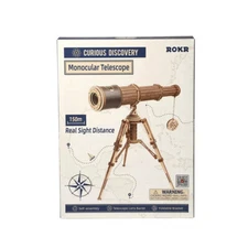 ROKR Robotime Monocular Telescope Wooden Model Kit ST004