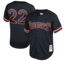 Mitchell & Ness San Francisco Giants #22 Baseball Jersey New Mens Sizes $130