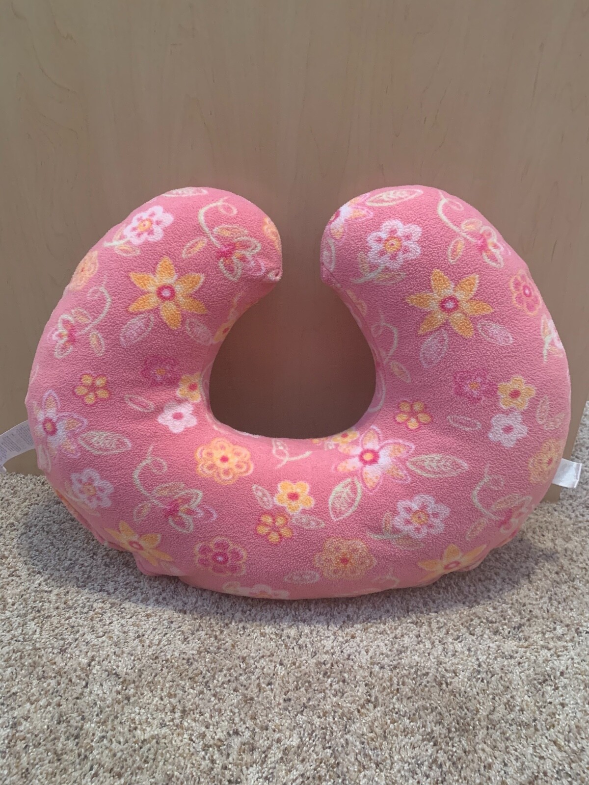 Boppy infant baby nursing support pillow with fleece cover-image