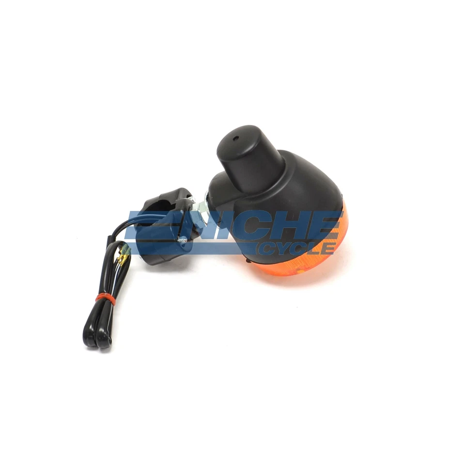 Señal de giro delantera izquierda/derecha Kawasaki KE/KL 23037-1039 12 voltios negro ámbar Foto 3 de 4