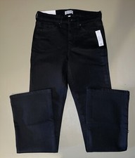 Jessica Simpson Mid Rise Boot Cut Jean Black Rinse Women  s Size 2/26