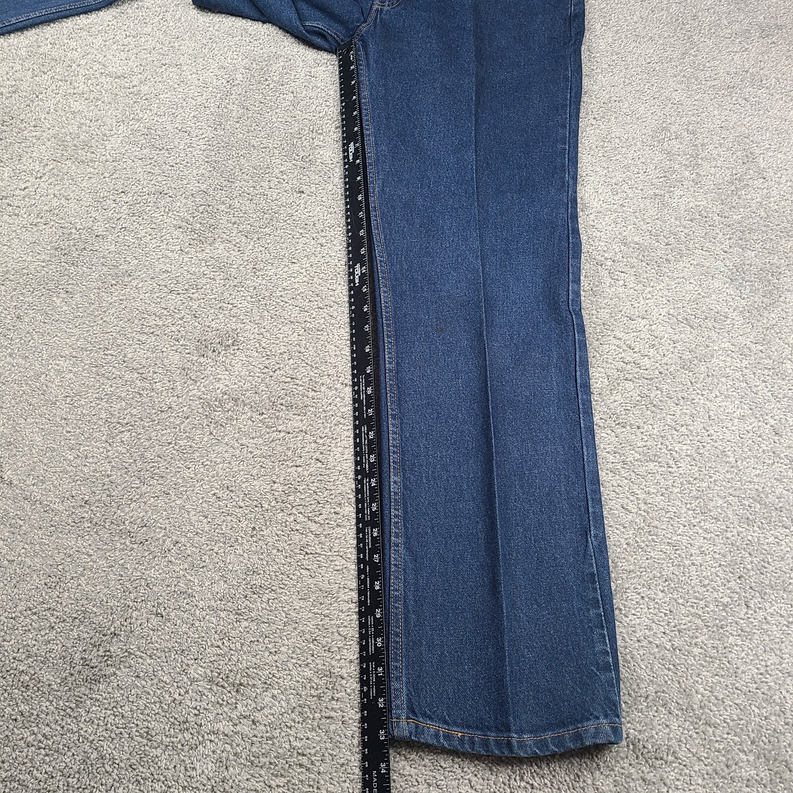 Levi's 505 Jeans Men's W36 x  L32  Straight Leg Blue Demin Red Tag Zip Fly thumbnail 9