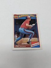 1991  Topps Bazooka Shining Stars #19 Larry Walker HOF