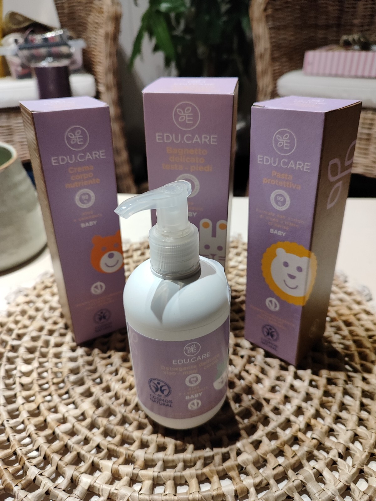 Produits toilette bébé Edu.Care lot apaisant contre les rougeurs