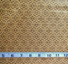 1 3/8 yd 100% Cotton Fabric Paintbrush Studio "Melrose Tonal Mocha" Golden Tan