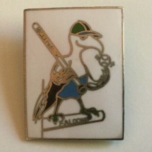 VINTAGE 1970's Connecticut Falcons Pin - Women's Pro Softball Joan Joyce