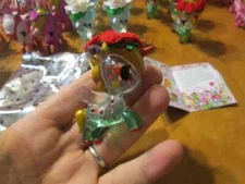 TOKIDOKI FLOWER POWER UNICORNO ROSA FIGURINE WITH LIST NEW