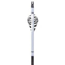 Quick Fletch - 6 Pack Blazer Vanes - White Tiger - Shrink Fletch - True Fletch