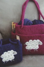 The Sheep Tote Bag - Fiber Trends Knitting Pattern AC-64 AC-64x Pattern Only