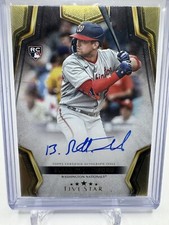2024 Topps Five Star Blake Rutherford RC On Card Auto #FSA-BR Nationals