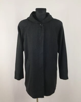 MANTEAU À CAPUCHE FEMME LONDON FOG EN LAINE ET CACHEMIRE taille L - Photo 1/4