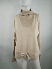 Smartwool Women Thermal Merino Long Sleeve Rib Top Coconut Medium 17270-M04