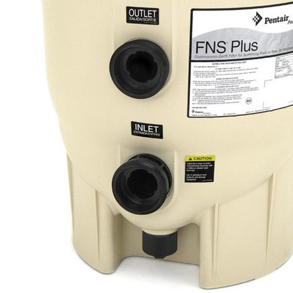 Pentair FNS Plus Fiberglass Vertical Grid D.E. Pool Filter 48 Sq.ft. EC