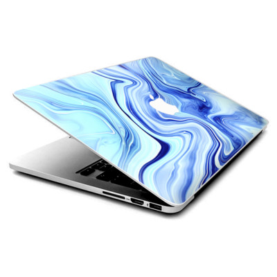 Skin Decal Wrap for MacBook Pro 13 Retina Touch Blue Glass