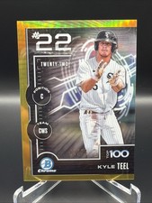 2025 Bowman - Bowman Scouts Top 100 Chrome Kyle Teel #BTP-22 Gold Refractor /50