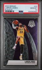 2023 PANINI MOSAIC ELEVATE #23 LEBRON JAMES PSA 10