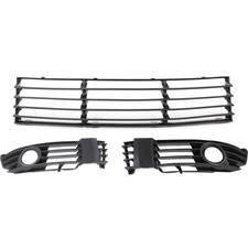 Bumper Face Bar Grille Kit Front For 2001-2005 Volkswagen Passat Fog Light Trim Bumper Face Bar Grille Kit Front For 2001-2005 Volkswagen Passat Fog Light Trim