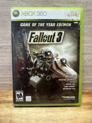 Fallout 3 - Game of the Year Edition (Microsoft Xbox 360, 2009)