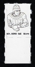 RED GRANGE Very Rare GUMBALL MACHINE Baseball Stamp Card W/ TAB INTACT #264